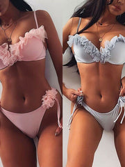 Load image into Gallery viewer, Ruffle Bikini Set