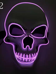 Load image into Gallery viewer, Skull LED Glowing Halloween Mask