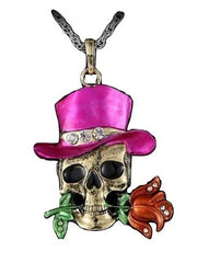Load image into Gallery viewer, Skull Pendant Necklace