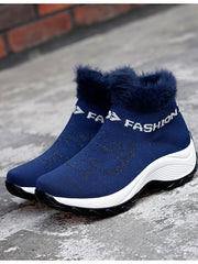 Load image into Gallery viewer, Thick Plush Women's Sneakers