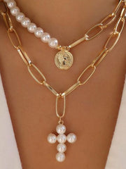 Load image into Gallery viewer, Faux Pearl Necklaces