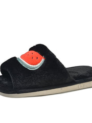 Load image into Gallery viewer, Indoor Slippers Fruits Print