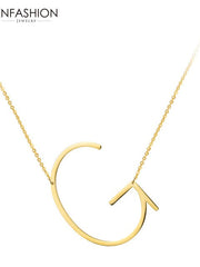 Load image into Gallery viewer, Letter Pendant Necklace