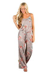 Load image into Gallery viewer, Comfy Floral Jumpsuit