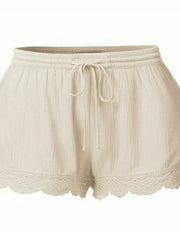 Load image into Gallery viewer, Women's Lace Scallop Edge Shorts