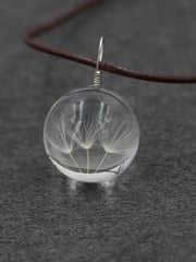 Load image into Gallery viewer, Handmade Resin Floral Pendant Necklace