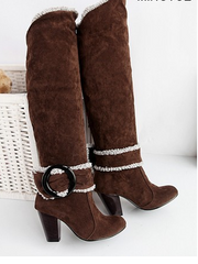 Load image into Gallery viewer, Fold Down Fleece Ladies' Boots