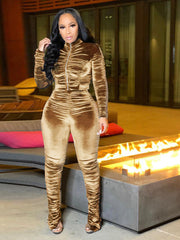 Load image into Gallery viewer, Velvet Two-piece Set