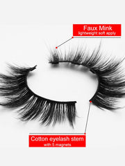 Load image into Gallery viewer, Natural long Magnetic  Eyelashes