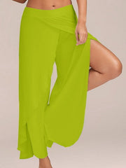 Load image into Gallery viewer, Casual Loose Split Wide Leg Pants