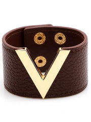Load image into Gallery viewer, Genuine Leather Cuff Bracelet