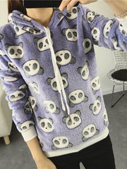 Load image into Gallery viewer, Comfy Long Sleeve Hoodie Sweater