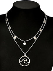 Load image into Gallery viewer, Wave Pendant Necklace Bundle