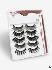 Load image into Gallery viewer, Natural long Magnetic  Eyelashes