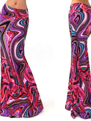 Load image into Gallery viewer, High Waist Long Skirts Printed Pattern