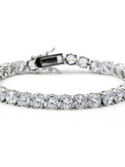 Load image into Gallery viewer, Cubic Zirconia Gold & Silver Bracelet