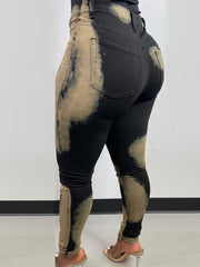 Load image into Gallery viewer, Stretchy Bleached Jeans