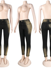 Load image into Gallery viewer, Stretchy Bleached Jeans