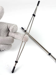 Load image into Gallery viewer, Adjustable Steel Bars Nipple Clamp