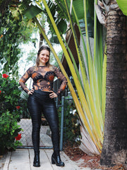 Load image into Gallery viewer, Sun & Moon Sheer Mesh Top