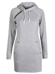 Load image into Gallery viewer, Hoodie Sweatshirt Dress
