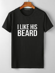 Load image into Gallery viewer, I Like his Beard I Like Her Butt T-Shirt