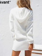 Load image into Gallery viewer, Two Piece Sweatshirt Hoodie and Skirt