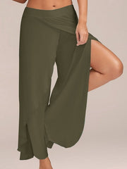 Load image into Gallery viewer, Casual Loose Split Wide Leg Pants