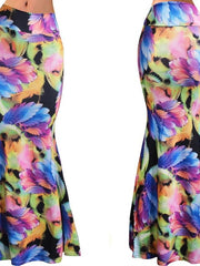 Load image into Gallery viewer, High Waist Long Skirts Printed Pattern