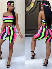 Load image into Gallery viewer, Striped Two Piece Set