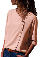 Load image into Gallery viewer, Chiffon Long Sleeve Blouse