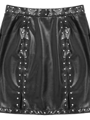 Load image into Gallery viewer, Faux Leather skirt