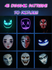 Load image into Gallery viewer, Bluetooth-compatible LED Mask