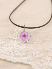 Load image into Gallery viewer, Handmade Resin Floral Pendant Necklace