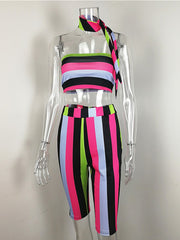 Load image into Gallery viewer, Striped Two Piece Set