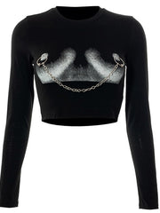 Load image into Gallery viewer, Nipples Chain T-Shirt