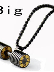 Load image into Gallery viewer, Dumbbell Pendant Fitness Necklace - vendach