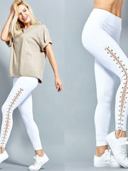 Load image into Gallery viewer, Laced Up Leggings