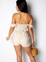 Load image into Gallery viewer, Off Shoulder Tube Top & Shorts
