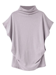 Load image into Gallery viewer, Turtleneck Short Sleeve T-Shirt