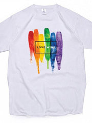 Load image into Gallery viewer, Pride LGBT Rainbow Cotton T Shirts - vendach