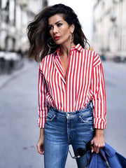 Load image into Gallery viewer, Collar Long Sleeve Shirts