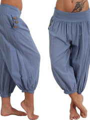 Load image into Gallery viewer, Women Summer Solid Harem Pants Loose - vendach