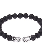 Load image into Gallery viewer, Sacred Arrow Lava Stone Bracelet