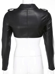 Load image into Gallery viewer, Crop Top Jacket