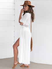 Load image into Gallery viewer, Crochet Lace Beach Dress