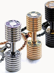 Load image into Gallery viewer, Dumbbell Pendant Fitness Necklace - vendach