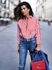 Load image into Gallery viewer, Collar Long Sleeve Shirts