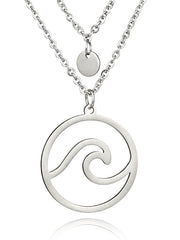 Load image into Gallery viewer, Wave Pendant Necklace Bundle