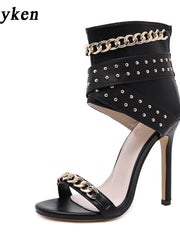 Load image into Gallery viewer, Chain High Heel